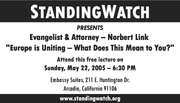 StandingWatch Public Bible Lecture